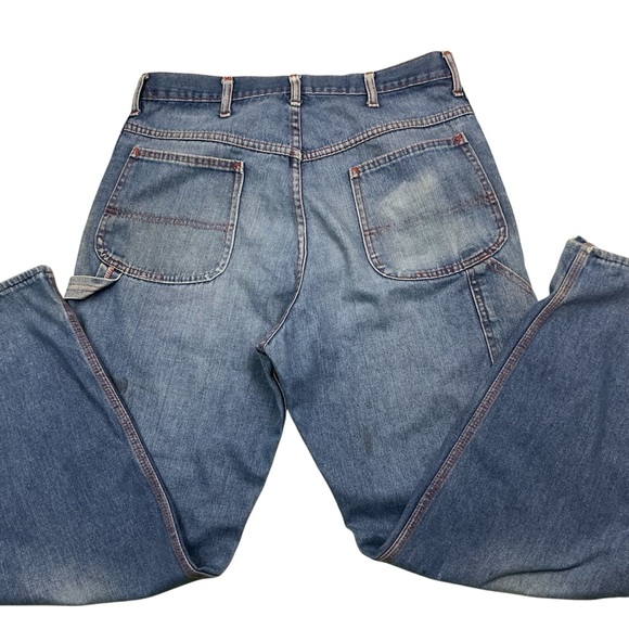 Vintage Big Mac 70s denim bell bottom jeans 33 x 29 USA Made - Picture 1 of 8
